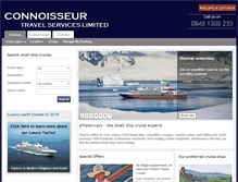 Tablet Screenshot of connoisseurcruising.ewaterways.com